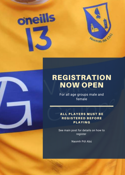 Registration now OPEN