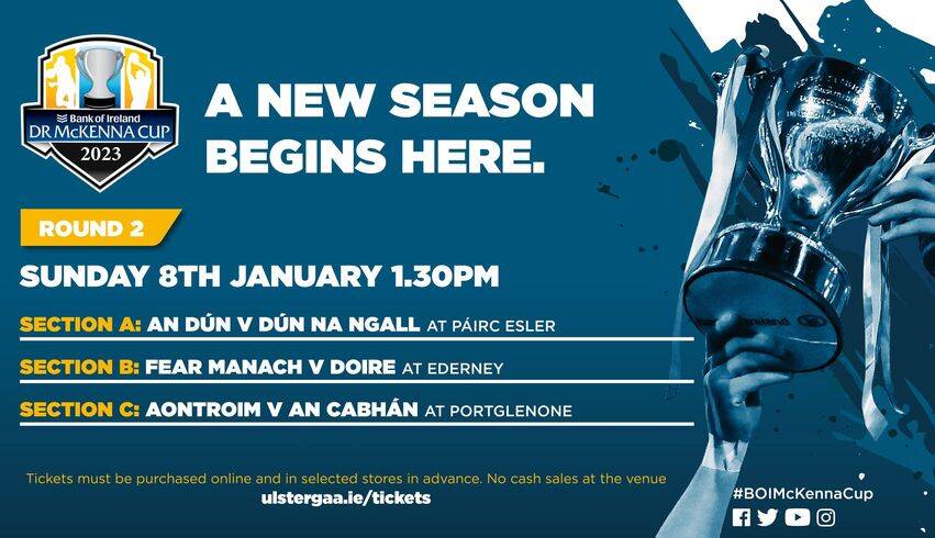 Dr McKenna Cup: Down v Donegal – BUY YOUR TICKET IN ADVANCE