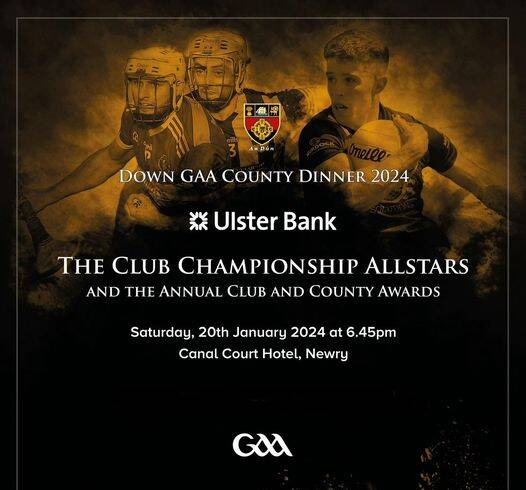 Annual Down GAA County Dinner 2024