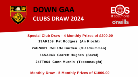 Down GAA Club Winners August 2024