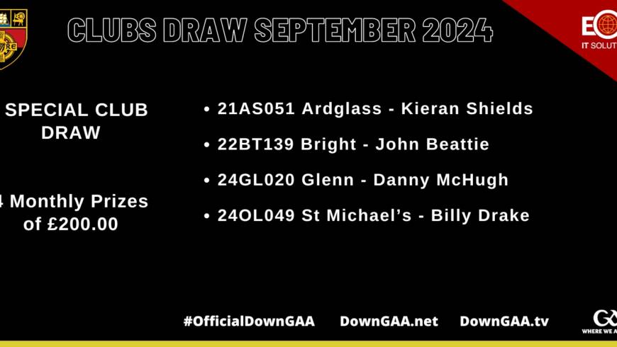 September 2024 Draw and our Super Draw Winners